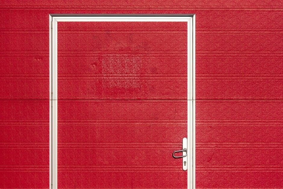 overhead door odyssey 1000 owners manual